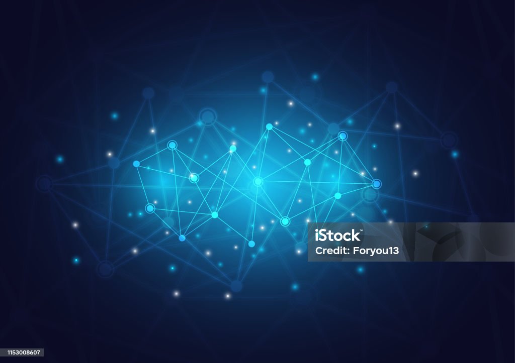 Connection Form Background Network Connection Abstract Background Stock Illustration - Download ...