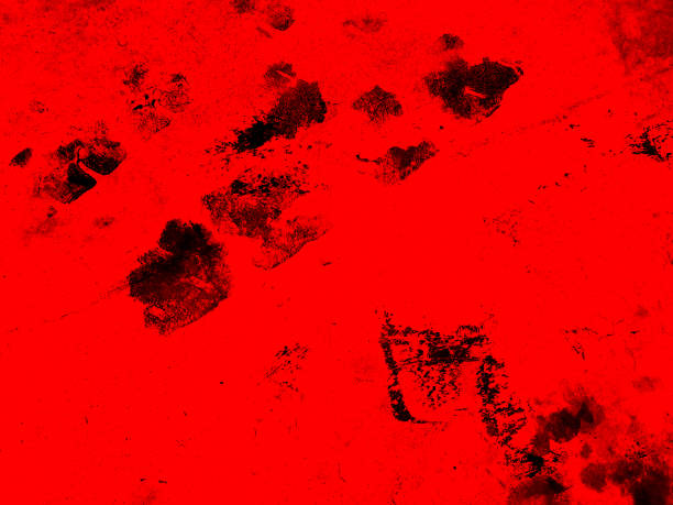 istock Deep red dark dirty gunge rough surface old cement construction texture dusty background empty blank template 1153019936