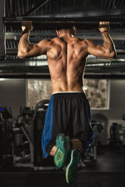 istock Cross trainer athlete working out at the gym 1153020078