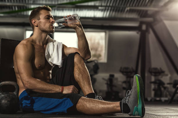 istock Cross trainer athlete working out at the gym 1153020733