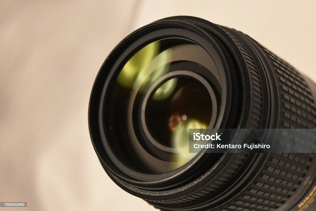 Camera Lens Camera lens taken in close-up Camera - Photographic Equipment Stock Photo