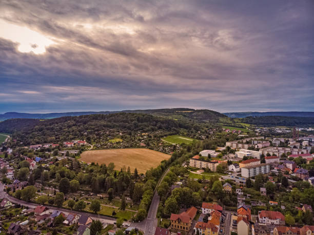 istock City Kahla in Thuringia Germany at sunset 1153025318