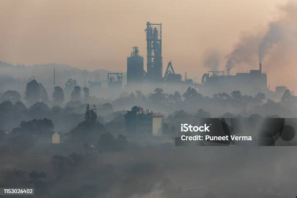 Shillong Mornings Stock Photo - Download Image Now - Pollution, India, Cityscape