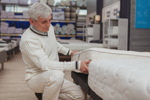 istock Senior man shopping at department store 1153029095