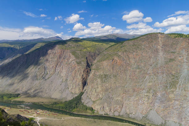 istock Valley of the river, top view 1153031454