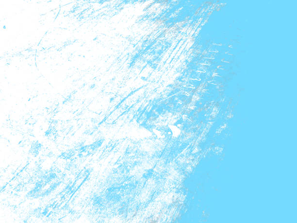 istock Light blue dirty gunge rough surface old cement construction texture dusty background empty blank template 1153031629