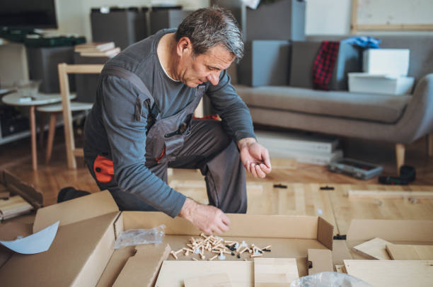 istock Senior man working with wood 1153038108