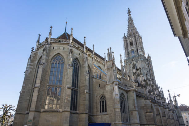 istock Beautiful Architecture Berner Munster cathedral in Switzerland 1153039904