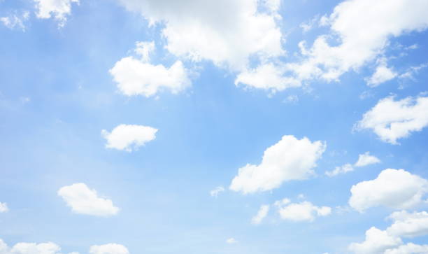 istock Clouds in the blue sky in summer 1153048120