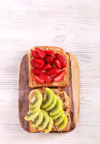 istock Peanut butter and fruit sandwiches 1153055941