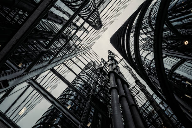 Skyscrapers in a finance district