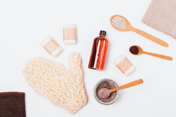 istock Homemade coffee scrub with sea salt 1153061221