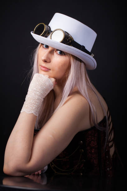 istock girl in simpank costume 1153069846