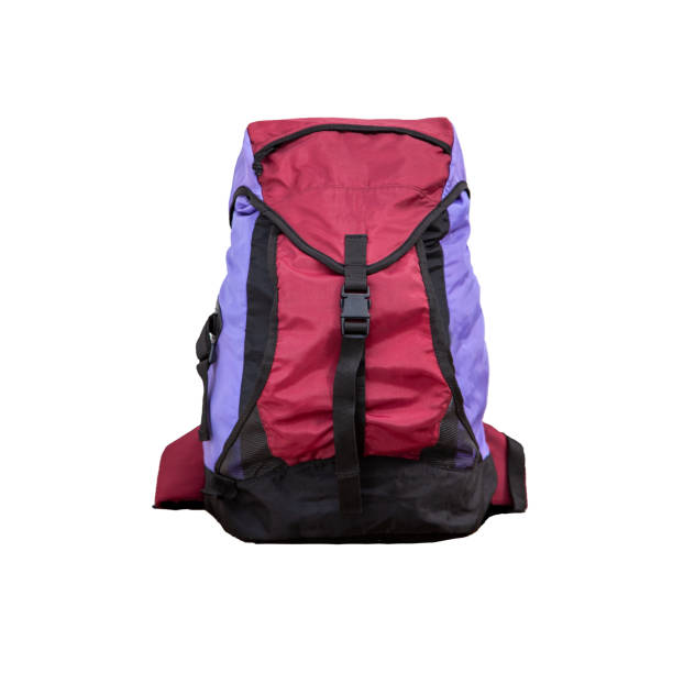istock Bag , Backpack for travelers accessories isolate With Clipping path.Travel concept. 1153083496