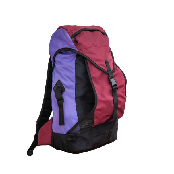 istock Bag , Backpack for travelers accessories isolate With Clipping path.Travel concept. 1153083761