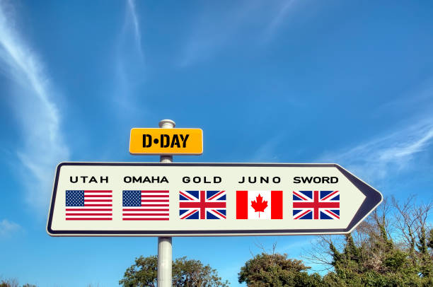 landing beaches sign