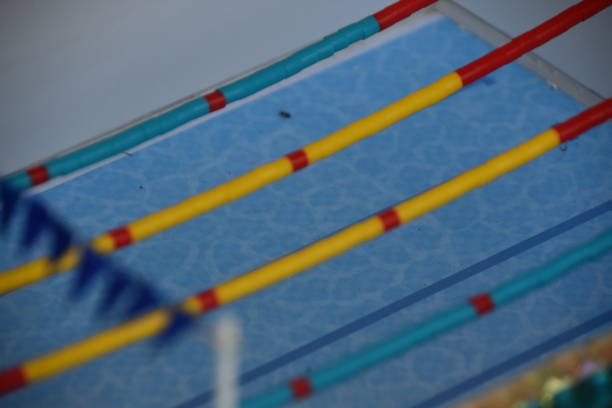 istock Creating children - a miniature swimming pool 1153091173