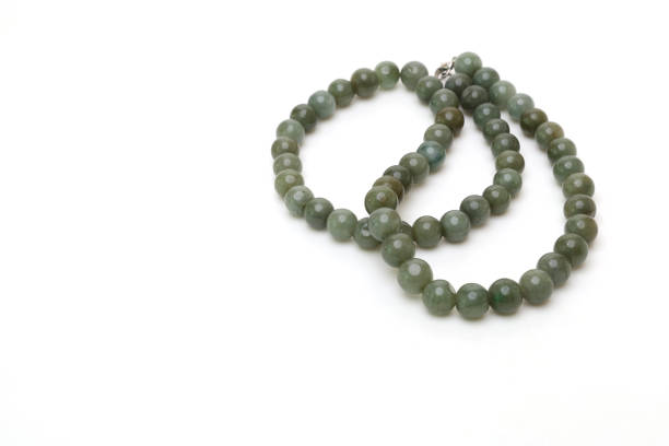 istock jade necklace in a white background 1153096506