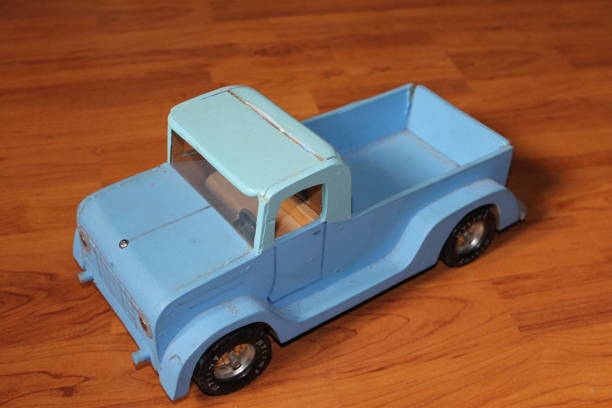 istock Wooden toy truck 1153097406