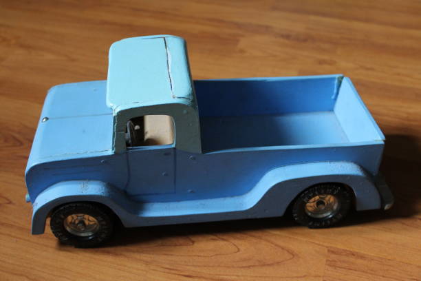 istock Wooden toy truck 1153097423