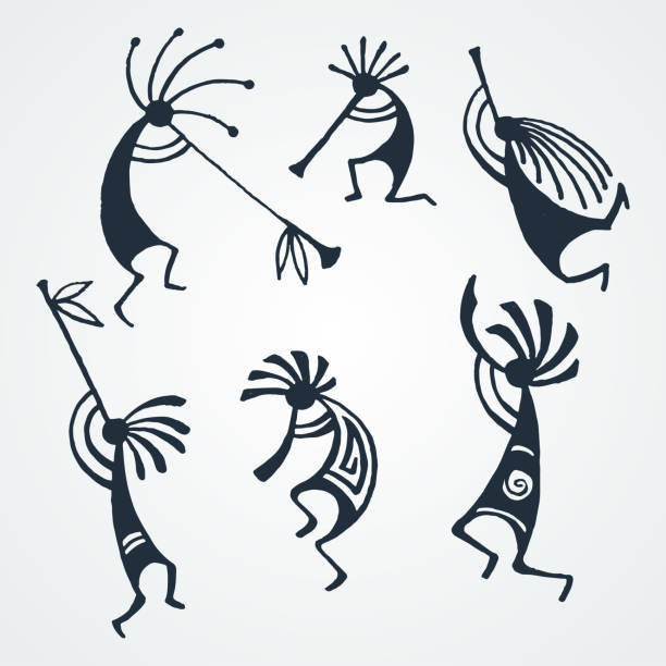Kokopelli Flute Player Retro Vintage Silhouette T Shirt Kokopelli Flute Player Retro Vintage Silhouette T Shirt