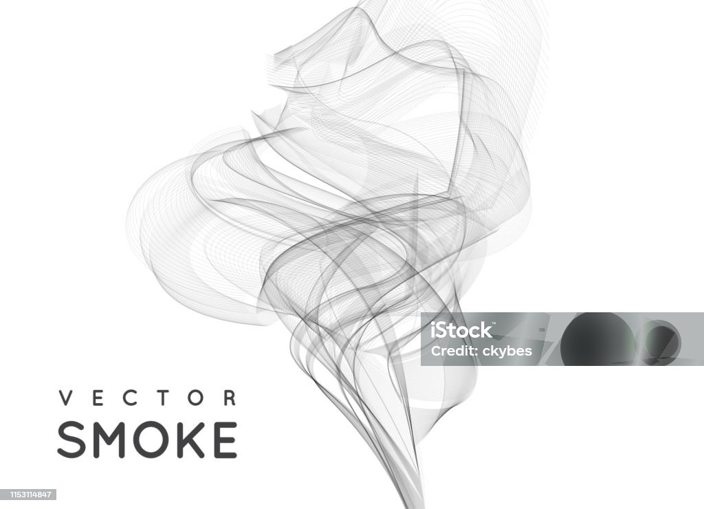 Vectorized Smoke Vector Abstract Smoke Background Stock Illustration - Download Image ...