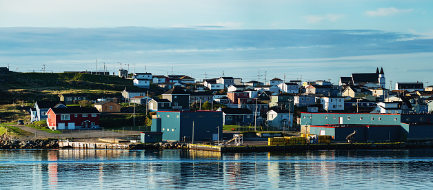 The coastal town of Port Aux Basques, Newfoundland.