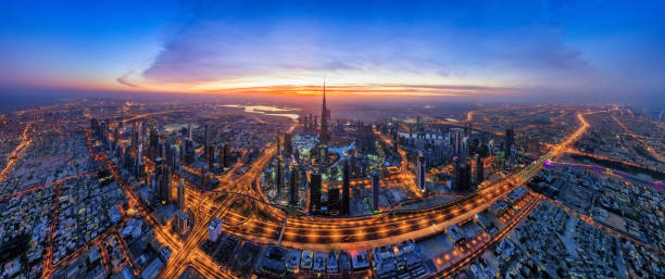 istock Dubai Downtown Urban Skyline 1153156836