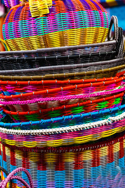 istock Colorful Baskets Handicrafts Oaxaca Mexico 1153158995