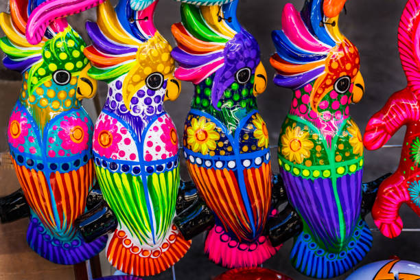 istock Colorful Ceramic Parrots Oaxaca Mexico 1153159970