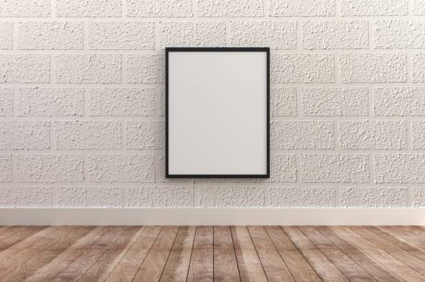 istock Single Picture Frame hang on the hall. 1153161480