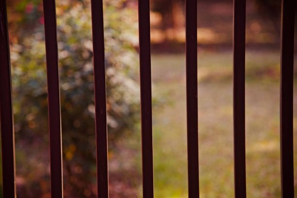 istock Metallic protection grill isolated object photo 1153161490