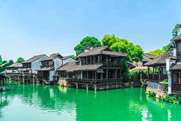 istock Beautiful Chinese water town 1153163205