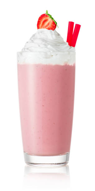 istock strawberry milkshake in glass 1153163508