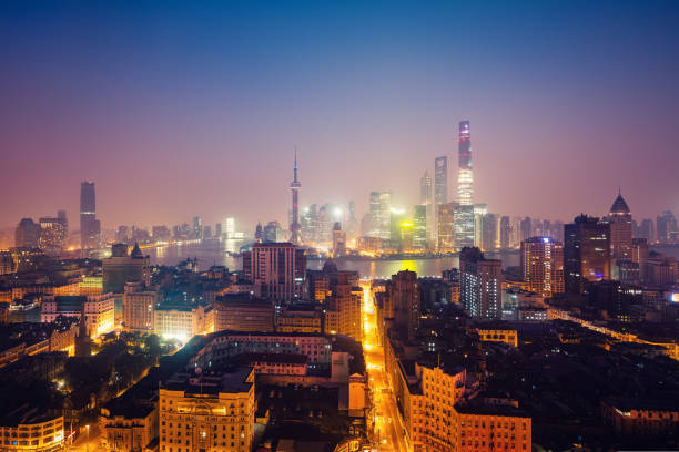 istock Shanghai Skyline Sunrise 1153164437
