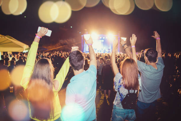 istock Friends enjoying a concert 1153172987