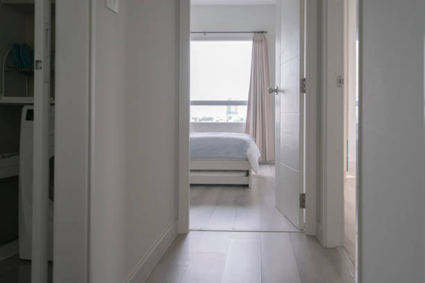 istock apartment corridor modern design interior home background concept 1153174209
