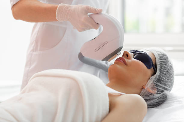 istock Special professional device foe epilation being in use 1153179614