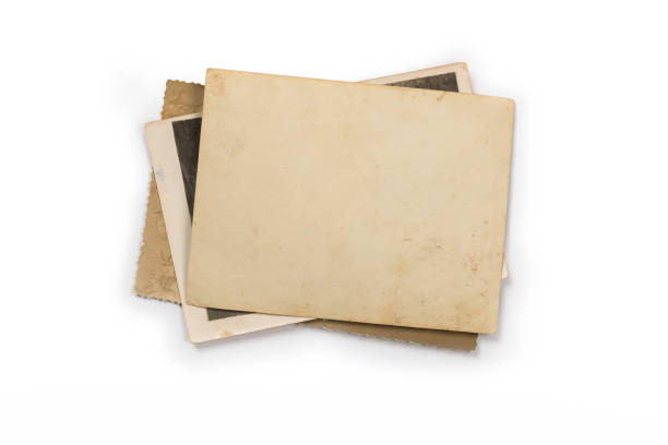 istock Stack of old photos with clipping path for the inside 1153182243