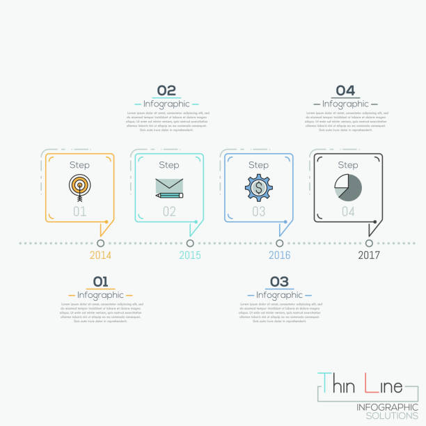 4 Box Timeline 190+ Timeline 4 Points Stock Photos, Pictures & Royalty-Free Images ...