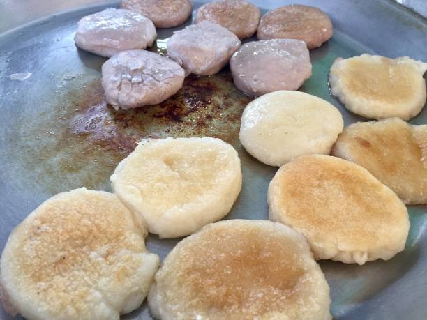 Thai Pancake made from glutinous rice flour