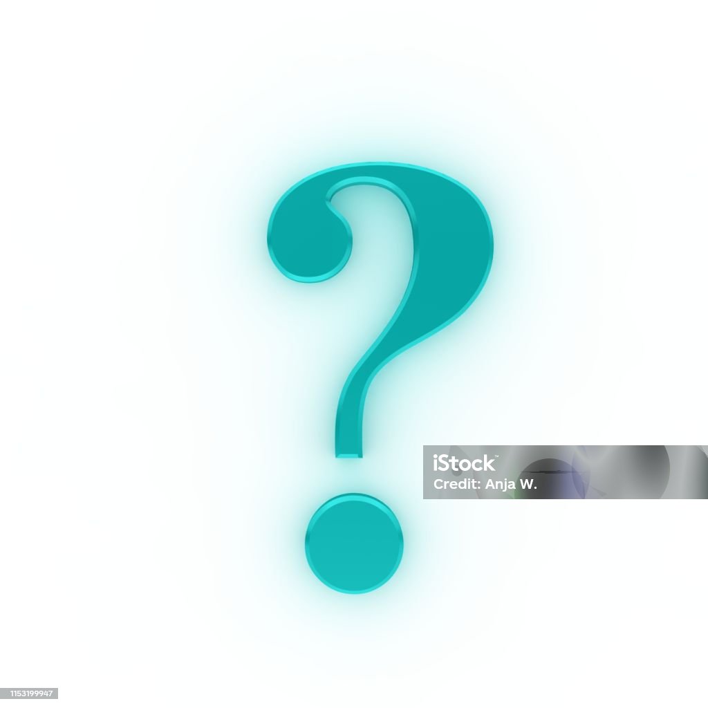 Question Vector Turquoise Question Mark Interrogation Sign 3d Turquoise Query Sign Asking Symbol ...