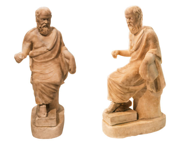 istock antique marble statuette of Socrates isolated 1153205733