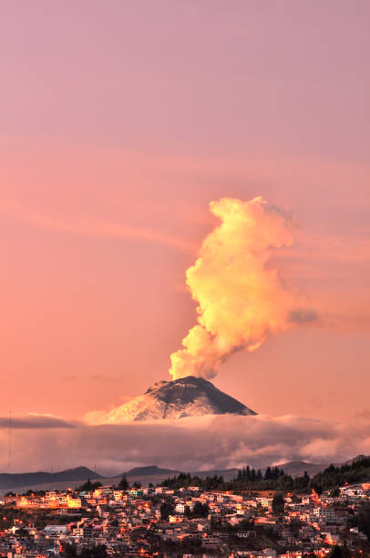 istock Smoking volcano in the morning. Cotopaxi, Ecuador. 1153205855