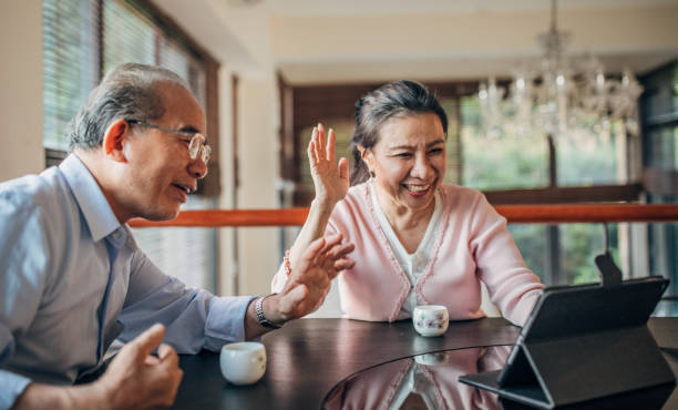 istock Catching up with their loved ones 1153206658
