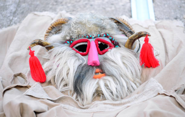 istock pagan mask close detail 1153210299