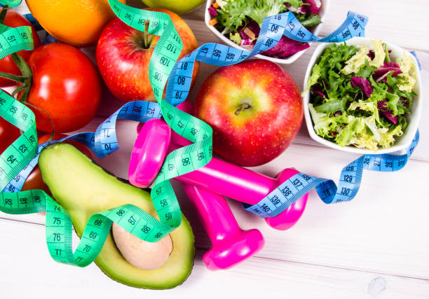 istock Fruit and vegetables as part of a healthy diet . Proper nutrition. 1153215912