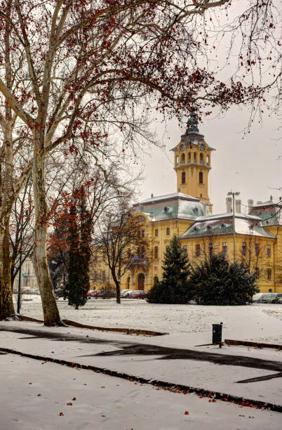 istock Szeged in winter, Hungary 1153217218