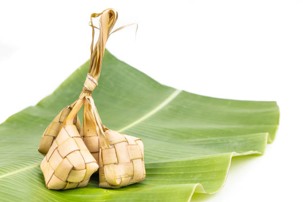 istock Ketupat, rice dumpling popular Malay food during Hari Raya celebration. 1153219133