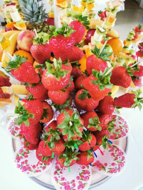 istock Decoration of strawberries 1153221076